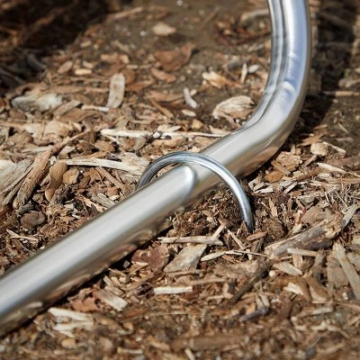 Okuna Outpost 8 Pack U Shaped Galvanized Steel Wind Stakes & Anchors for Trampolines, 11.8 in 3 Okuna Outpost 8 Pack U Shaped Galvanized Steel Wind Stakes & Anchors for Trampolines, 11.8 in