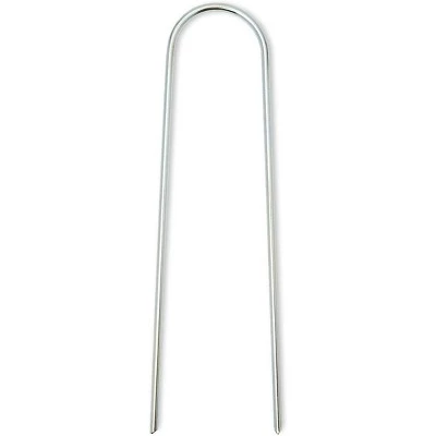 Okuna Outpost 8 Pack U Shaped Galvanized Steel Wind Stakes & Anchors for Trampolines, 11.8 in 4 Okuna Outpost 8 Pack U Shaped Galvanized Steel Wind Stakes & Anchors for Trampolines, 11.8 in - Image 2