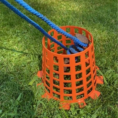 Stake Knight Durable Resin Interconnecting Tent Stake Protector Baskets, Stop Trips, Damage, and Injuries, for Camping, Events and Parties; Pack of 36 4 Stake Knight Durable Resin Interconnecting Tent Stake Protector Baskets, Stop Trips, Damage, and Injuries, for Camping, Events and Parties; Pack of 36 - Image 3