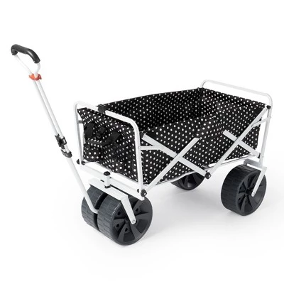 Mac Sports Heavy Duty Steel Frame Collapsible Folding 150 Pound Capacity Outdoor Beach Garden Utility Wagon Cart with 4 All Terrain Wheels 6 Mac Sports Heavy Duty Steel Frame Collapsible Folding 150 Pound Capacity Outdoor Beach Garden Utility Wagon Cart with 4 All Terrain Wheels - Image 5