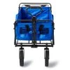 Mac Sports Heavy Duty Steel Frame Collapsible Folding 150 Pound Capacity Outdoor Garden Utility Wagon Yard Cart with Table and Cup Holders, Blue 1 Mac Sports Heavy Duty Steel Frame Collapsible Folding 150 Pound Capacity Outdoor Garden Utility Wagon Yard Cart with Table and Cup Holders, Blue -Outlet Camping Gear Store unnamed file 8865