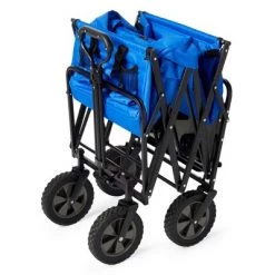 Mac Sports Heavy Duty Steel Frame Collapsible Folding 150 Pound Capacity Outdoor Garden Utility Wagon Yard Cart with Table and Cup Holders, Blue 9 Mac Sports Heavy Duty Steel Frame Collapsible Folding 150 Pound Capacity Outdoor Garden Utility Wagon Yard Cart with Table and Cup Holders, Blue -Outlet Camping Gear Store unnamed file 8868
