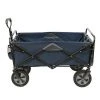 Mac Sports Heavy Duty Steel Frame Collapsible Folding 150 Pound Capacity Outdoor Garden Utility Wagon Yard Cart with Table and Cup Holders, Navy 2 Mac Sports Heavy Duty Steel Frame Collapsible Folding 150 Pound Capacity Outdoor Garden Utility Wagon Yard Cart with Table and Cup Holders, Navy -Outlet Camping Gear Store unnamed file 8881