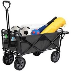 Mac Sports Heavy Duty Steel Frame Collapsible Folding 150 Pound Capacity Outdoor Garden Utility Wagon Yard Cart with Table and Cup Holders, Grey 9 Mac Sports Heavy Duty Steel Frame Collapsible Folding 150 Pound Capacity Outdoor Garden Utility Wagon Yard Cart with Table and Cup Holders, Grey -Outlet Camping Gear Store unnamed file 8900