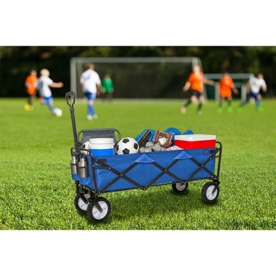 Mac Sports WTCX- 202 52 Inch Extra Long 150 Pound Capacity Durable Portable Collapsible Xtender Utility Storage Wagon, Blue 6 Mac Sports WTCX- 202 52 Inch Extra Long 150 Pound Capacity Durable Portable Collapsible Xtender Utility Storage Wagon, Blue - Image 4