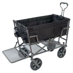 Mac Sports Double Decker Heavy Duty Steel Frame Collapsible Outdoor 150 Pound Capacity Yard Cart Utility Garden Wagon with Lower Storage Shelf, Black 9 Mac Sports Double Decker Heavy Duty Steel Frame Collapsible Outdoor 150 Pound Capacity Yard Cart Utility Garden Wagon with Lower Storage Shelf, Black -Outlet Camping Gear Store unnamed file 8914